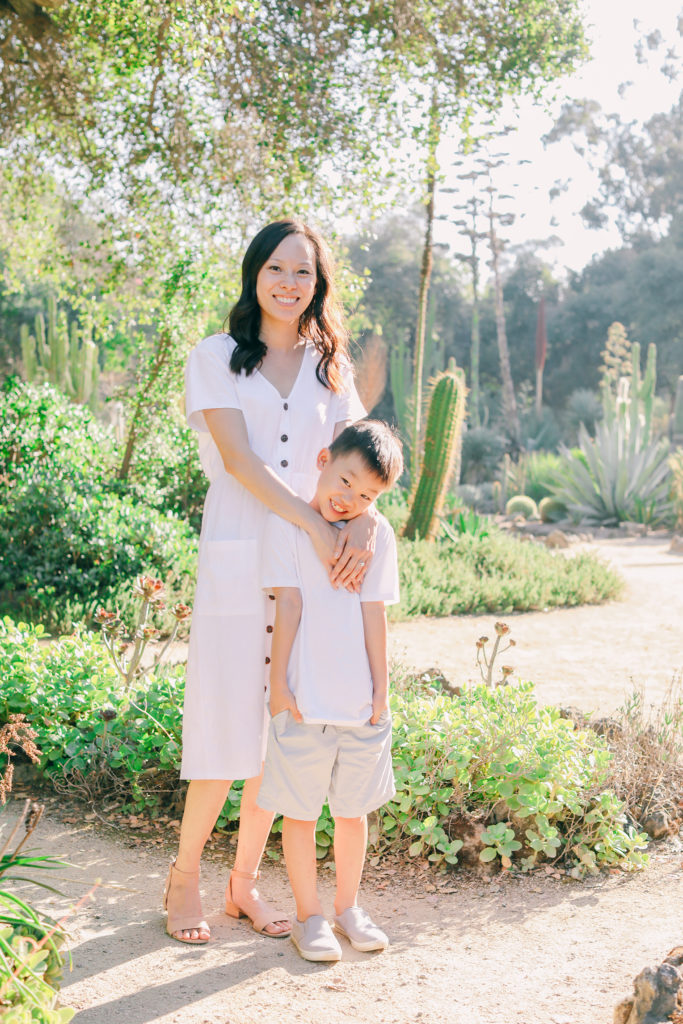 Sunnyvale California family portrait arizona garden mother and child
