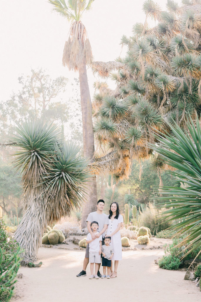 Sunnyvale California family portrait arizona garden
